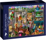 BlueBird Puzzle Plot so záhradným náradím