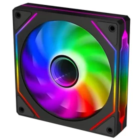 Evolveo 120UX / Ventilátor / 120 mm / 4pin PWM / ARGB / čierny (120UX-ARGB-BK)