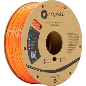 Polymaker PE01019 PolyLite vlákno pre 3D tlačiarne ABS plast Bez zápachu 2.85 mm 1000 g oranžová 1 ks; PE01019