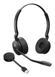 JABRA Engage 55 SE čierna / Stereo bezdrôtová náhlavná súprava / mikrofón / DECT / USB-C / UC (9659-430-111)