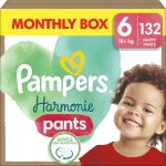 Pampers Harmónia Pants 15kg+ (132ks) / Plienkové nohavičky / Veľkosť 6 (15kg+) (A856)