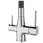 INVENA INVENA - Drezová batéria s filtrom MAGIC chróm / čierna BZ-08-F08-V