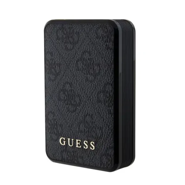 Guess PU 4G Leather Powerbanka 10000mAh čierna (3666339171384)