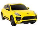 Mamido Elektrické autíčko R/C Porsche Macan Turbo 1:24 Rastar v jasne žltej farbe