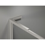 MEXEN/S - Kyoto-XF L Sprchová zástena WALK-IN s rámom 70 x 202, transparent 10 mm, nikel kartáčovaný 800-070-174-97-00-XF