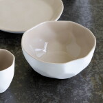 GREEN GATE Porcelánová miska Elements Beige 500 ml