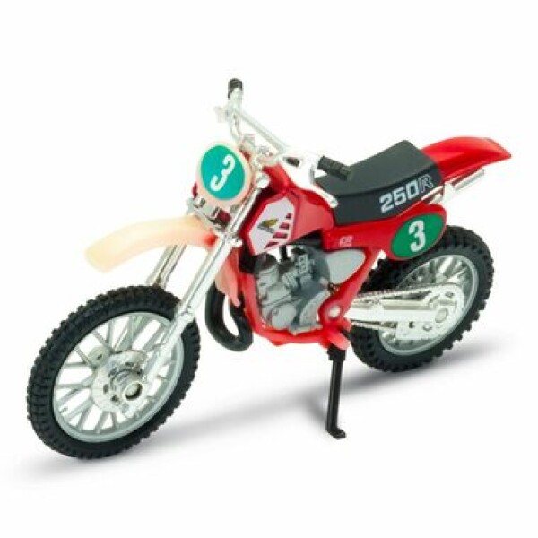 Welly Motocykel Honda CR250R červená