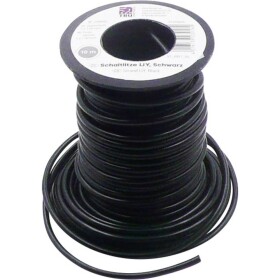 TRU COMPONENTS 1566842 opletenie / lanko, LiY, 1 x 1.50 mm², čierna, 10 m; 1566842