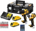 Dewalt Įrankių rinkinys DeWalt DCK266P2T-QW (DCD796 + DCF887); 18 V; 2x5,0 Ah akum.