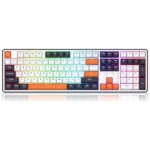 Redragon K689WBO-RGB-PRO Wyvern biela / Herná klávesnica / mechanická / Mint Mambo / RGB / BT / USB / US (689WBO-RGB-PRO Wyvern)