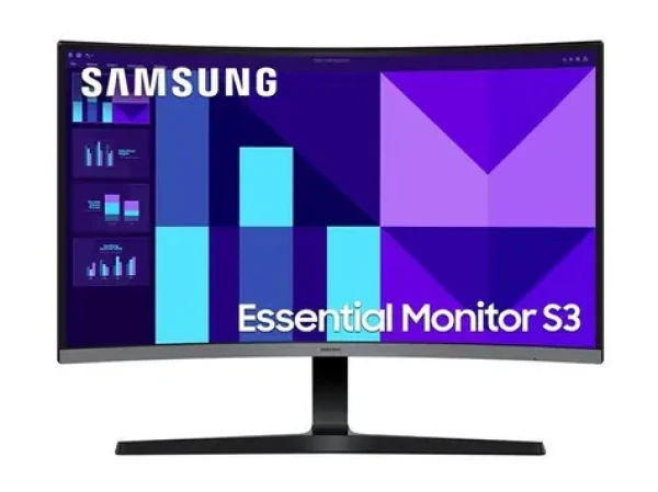 27" Samsung Essential S3 S27D392GAU čierna / VA / 1920x1080 / 16:9 / 4ms / 4000:1 / 250cd-m2 / HDMI + VGA / VESA (LS27D392GAUXEN)