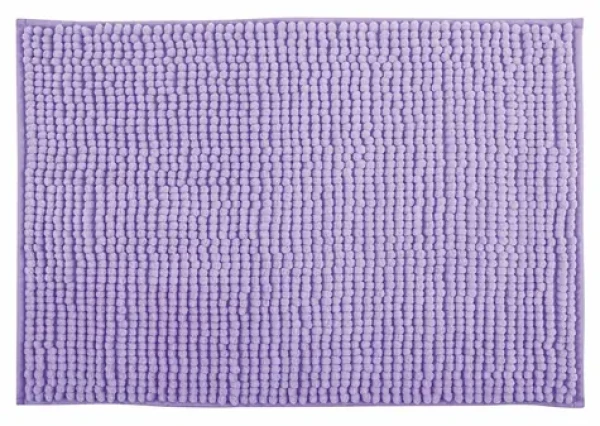 MSV CHENILLE kúpeľňová predložka levanduľová / Kúpeľňová predložka / mikrovlákno / protišmyková / 50 x 80 cm