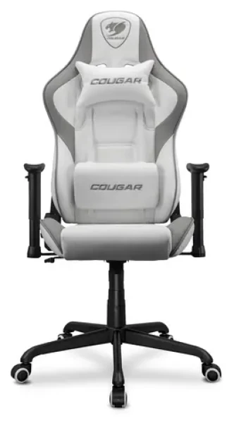 COUGAR Armor Elite biela / Herná stolička / nastaviteľná / syntetická koža / pojazd. kolieska / nosnosť 120 kg (CGR-ELI-WHB)