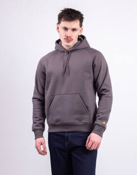 Carhartt WIP Hooded Chase Sweat Porphyry/Gold S