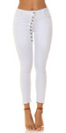 Sexy KouCla Low Crotch Jeans buttoned white