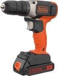 Black&Decker Black&Decker Akku-Bohrschrauber 18V 1.5Ah BCD001C1