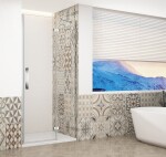 GELCO TRINITY CHROM dvere do niky pravé, 1200 číre sklo, GT1212CR-CH GT1212CR-CH