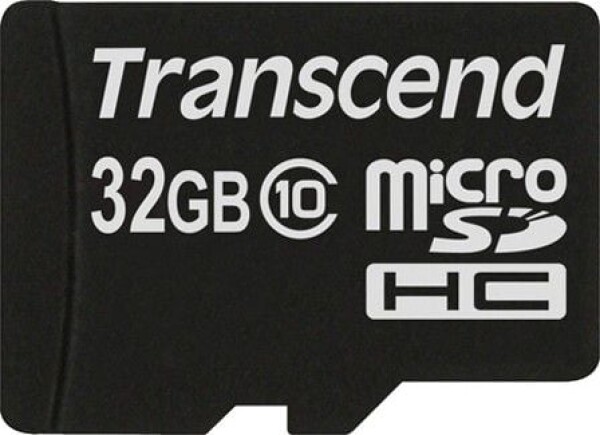 Transcend Micro SDHC 32GB / Micro SDHC / 32GB / Class 10 / bez adaptéra (TS32GUSDC10)