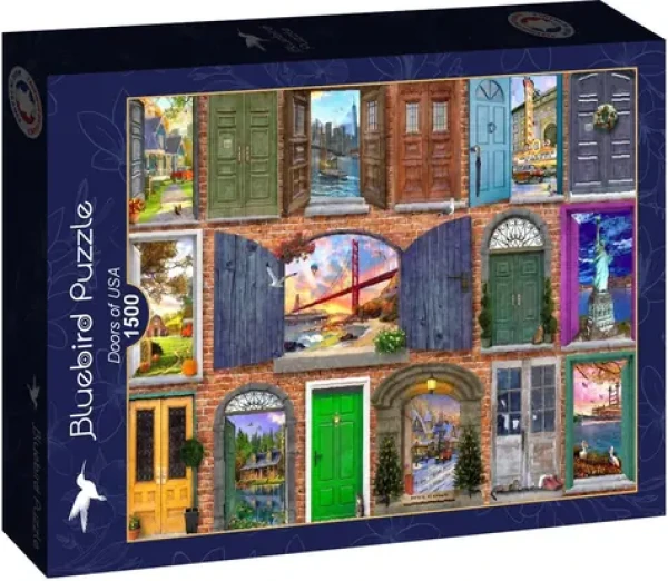 BlueBird Puzzle Dvere USA