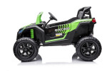 Mamido Elektrické autíčko Buggy UTV Strong 24V nafukovacie kolesá zelené