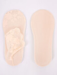 Dámske čipkované ponožky Yoclub 3-Pack Beige 36-41