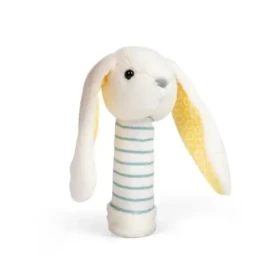 Bigjigs Toys Plyšová hrkálka Králik / od 0 rokov (BJ37035)