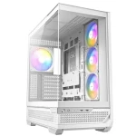 Antec C7 ARGB biela / E-ATX / 2x USB-A / 1x USB-C / 3x 120mm ARGB + 1x 140mm ARGB / bez zdroja / priehľadná bočnica (0-761345-10136-3)