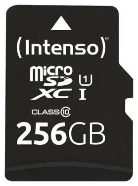 INTENSO UHS-I Performance 256GB / Pamäťová karta microSDXC / UHS-I / Class 10 / U1 / čítanie 90 MB/s (3424492)