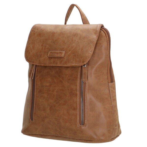 Elegantný dámsky batoh do mesta Enrico Benetti Kylie 66434 Camel