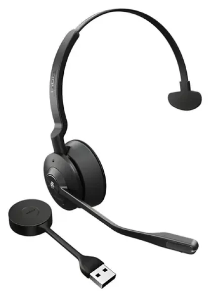 JABRA Engage 55 MS Mono čierna / Slúchadlá / mikrofón / DECT / USB-A adaptér / 13 h výdrž batérie (9553-450-111)