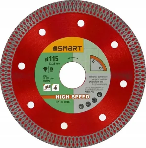 SMART SM-10-115HS / Diamantový kotúč / 115 mm / High Speed (10-115HS)