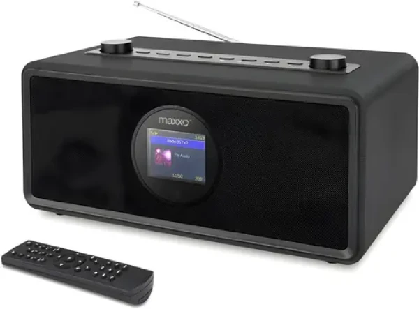 Maxxo DT06 / Internetové rádio / DAB+/FM tuner / Wi-Fi / Bluetooth / USB / drevené telo (100002131703)