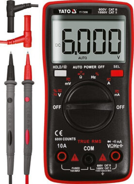 YATO YT-73096 / Digitálny Multimeter / 1000V (YT-73096)