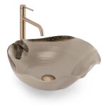 REA - Keramické umývadlo na dosku HM-22 Handmade ART REA-U6326