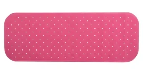 MSV CLASS Premium protišmyková podložka do vane ružová / SBS kaučuk / 36 x 97 cm