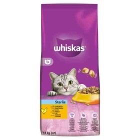 WHISKAS granule 14kg - STERILE / kuracie