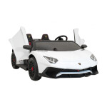 Mamido Detské elektrické autíčko Lamborghini Aventador SV biele