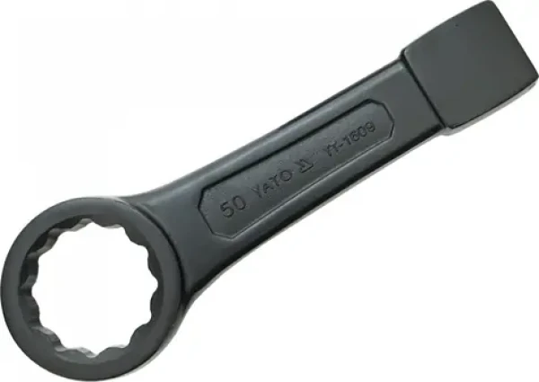 YATO Kľúč maticový očkový rázový 50 mm / Kľúč / AS-DRIVE / CrV oceľ / dĺžka 250 mm (YT-1609)