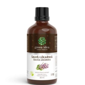 GREEN IDEA Šalvia lekárska bylinný liehový extrakt kvapky 50 ml