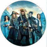 Jedlý papier Jack Sparrow piráti 19,5 cm - Pictu Hap - Pictu Hap