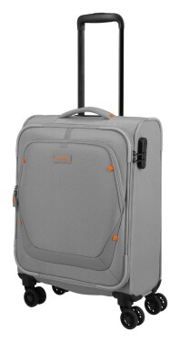 Malý textilný kufor Travelite Umbria S Smoky Grey