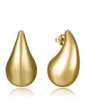 Viceroy Pozlátené oceľové náušnice Tear Drop Air 14198E01012