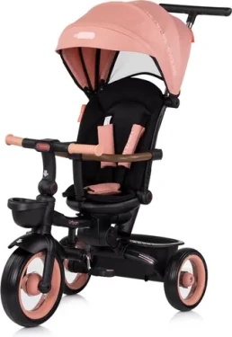 CHIPOLINO Trojkolka so strieškou Urban 2v1 Pink Marshmallow