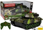 Mamido Tank na diaľkové ovládanie WAR R / C zelený