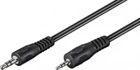 MicroConnect Audio kábel stereo mini jack 3.5mm (M) - 2.5mm mini jack (M) 2m čierna (AUD3525LL2)