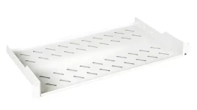 Equip 19" svetlo šedá / Polica pre rack / 1U / pevná / hĺbka 250 mm (EZFS-19-1-40-G)