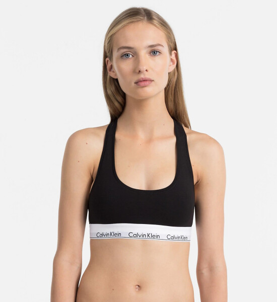 Športová podprsenka F3785E-001 čierna - Calvin Klein S černá