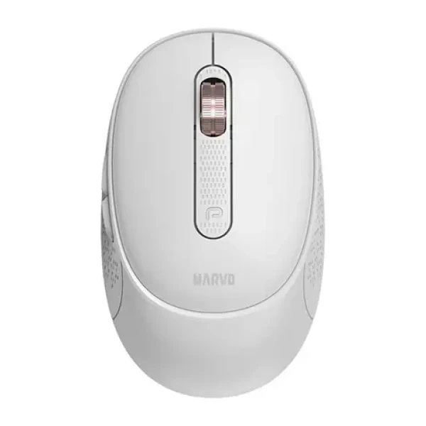 Marvo WM111 SW biela / bezdrôtová optická myš / 1600 DPI / 6 tlačidiel / USB 2.4GHz / Bluetooth (WM111 SW)