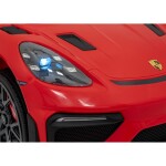 Mamido Elektrické autíčko Porsche Spyder RS ​​718 červené