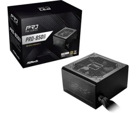 ASRock PRO-850G čierna / Zdroj ATX / 850 W / 80 PLUS Gold / ATX 3.1 / 120 mm (PRO-850G)